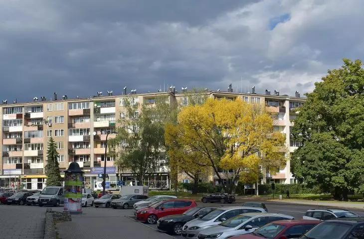 Szwedzki Blok, 1957 proj. Marta and Janusz Ingardenowie, os. Szklane Domy 1