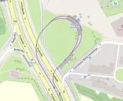 Zawady tramway loop in Poznań