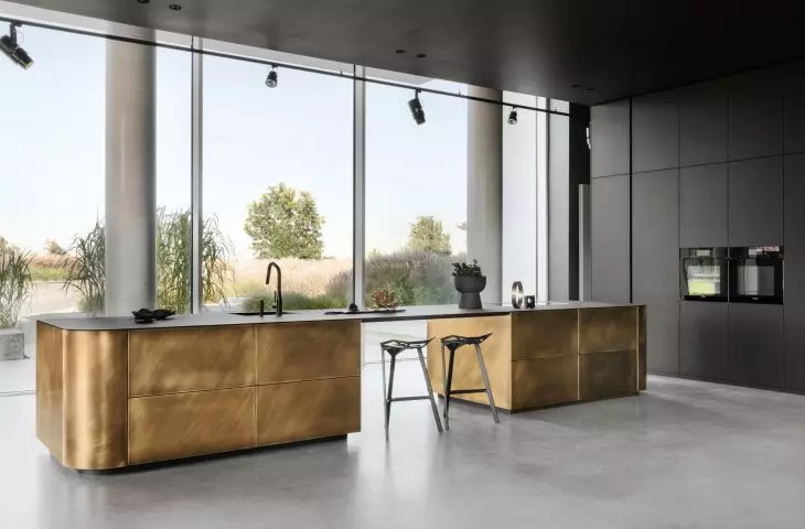 A luxury kitchen should blend in with the rest of the decor