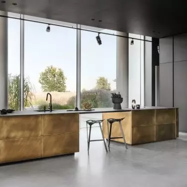 A luxury kitchen should blend in with the rest of the decor