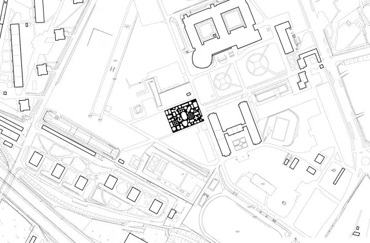 Activity Zone in Chorzow, site plan