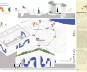 The route has been enriched with three original architectural elements