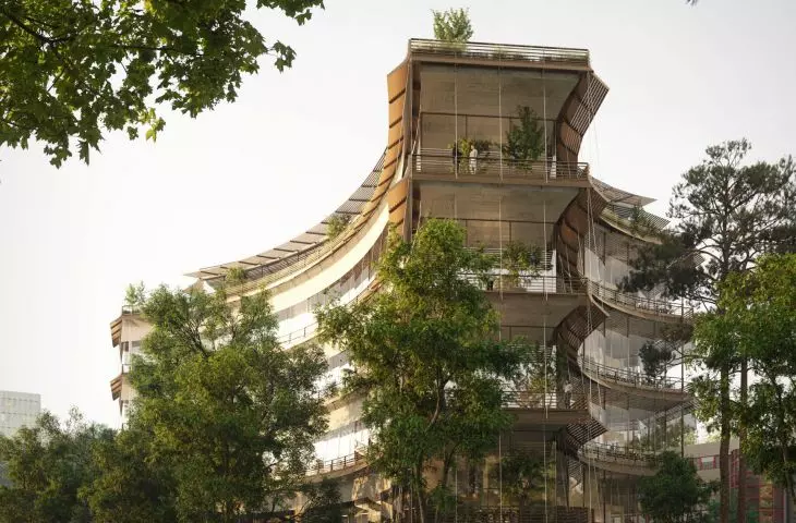 IOM visualization in Geneva, Switzerland, proj.: G8A, Localarchitecture