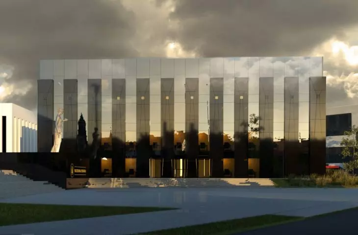 nowy rektorat Politechniki Poznańskiej, wizualizacja