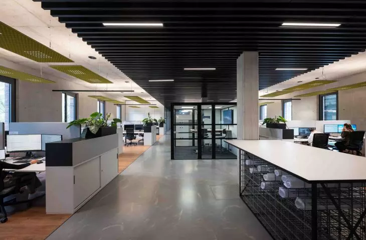 Artemide lighting for Buntweberei in Eislingen