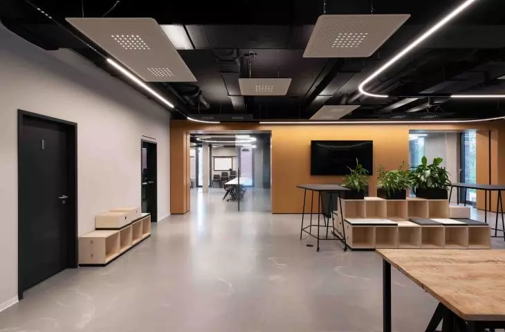 Artemide lighting for Buntweberei in Eislingen