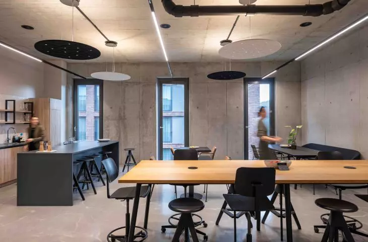Artemide lighting for Buntweberei in Eislingen