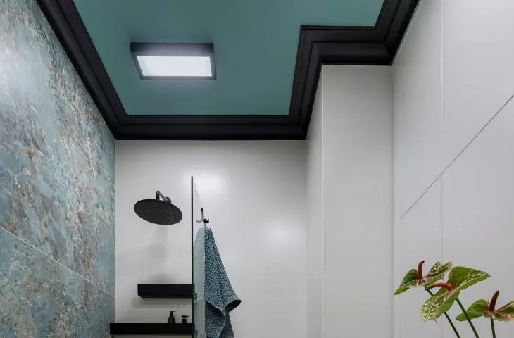 An interesting ceiling will enliven the arrangement