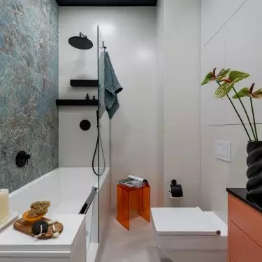 An interesting ceiling will enliven the arrangement