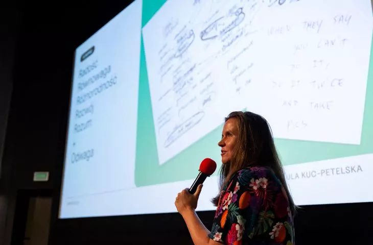 Architect Dominika Zielinska talked about courage in design