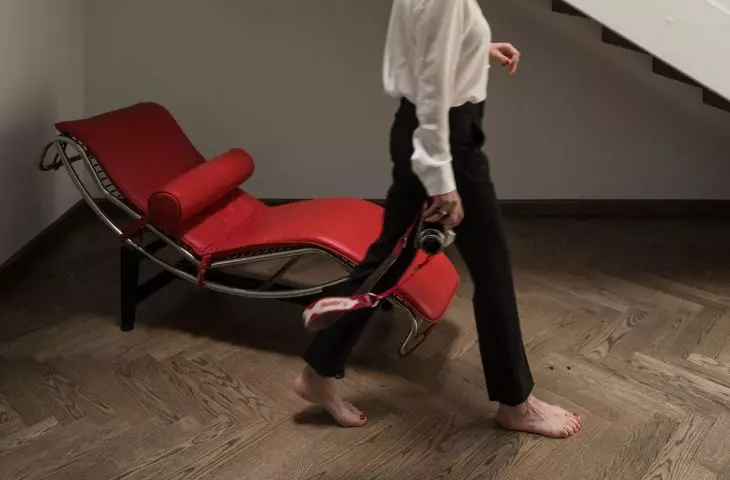  The famous LC4 recliner designed by Charlotte Perriand, Le Corbusier and Pierre Jeanneret
