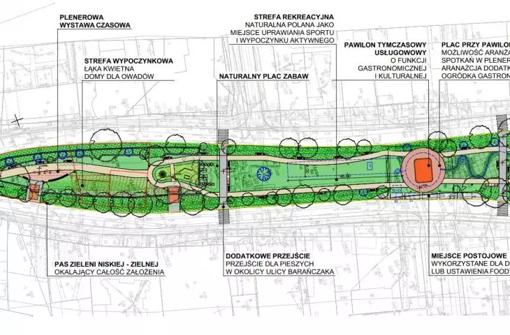 ulica Kościelna w Poznaniu, projekt zagospodarowania, proj. Bułat Architekci