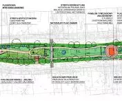 ulica Kościelna w Poznaniu, projekt zagospodarowania, proj. Bułat Architekci