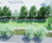 ulica Kościelna w Poznaniu, projekt zagospodarowania, proj. Bułat Architekci