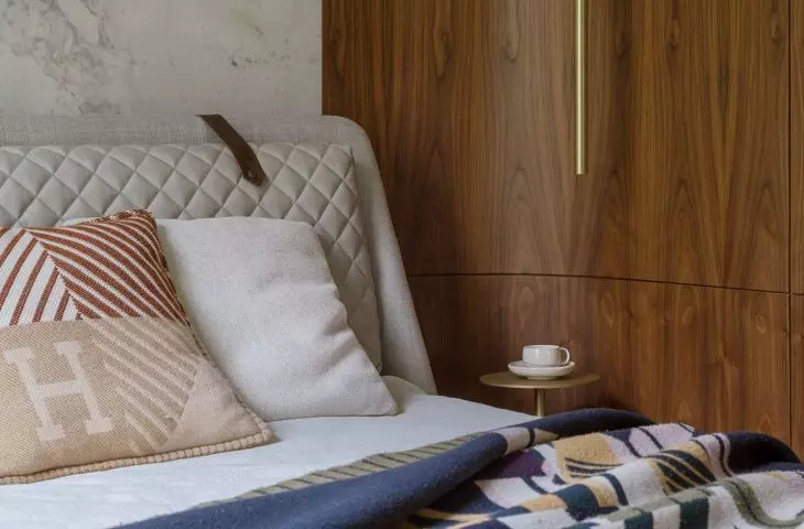 The streamlined shapes are reminiscent of the design of a yacht