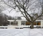 Farnsworth House w Plano projektu Miesa van der Rohe
