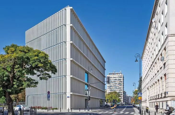 rozbudowa Sejmu RP Budynek Komisji Sejmowych, Warszawa, ul. Wiejska, projekt: 2013–2015, realizacja: 2016–2018