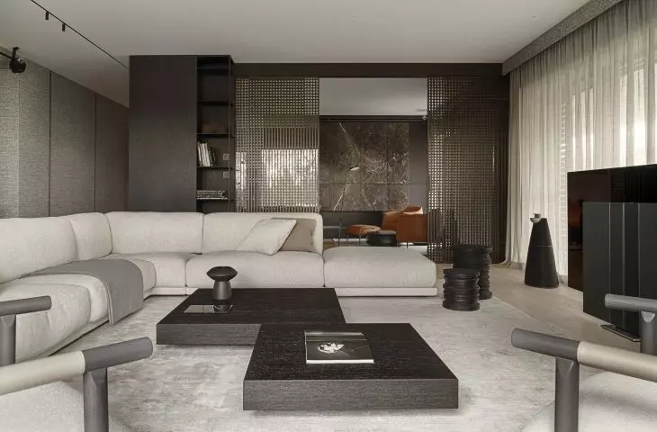 With the smart home system, residents can control lighting and curtains, among other things