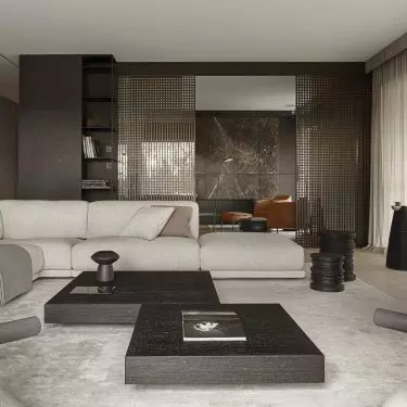 With the smart home system, residents can control lighting and curtains, among other things
