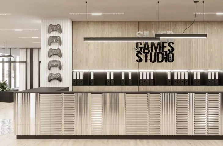 visualization of the reception area