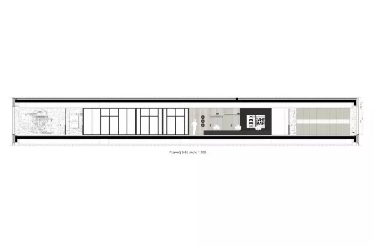 B-B section