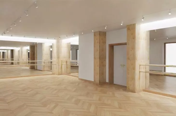 visualization of the ballet room