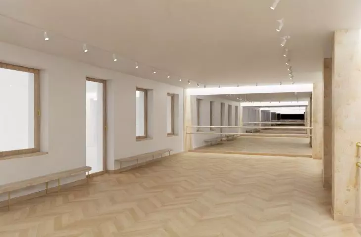 visualization of the ballet room