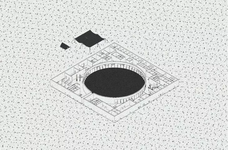 interior axonometry