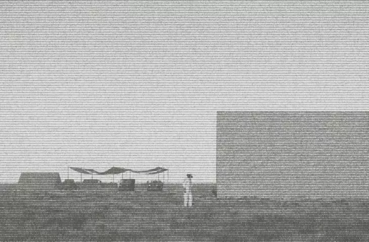 shelter for off-road vehicles intended for trips to the training ground