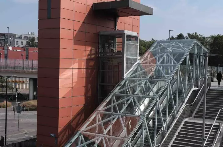 The escalators at Krakow Bus Station are finally working