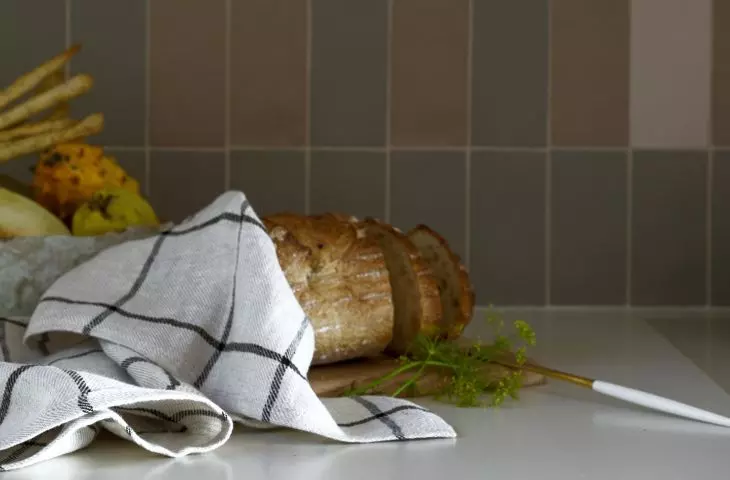 The interior is dominated by earthy colors