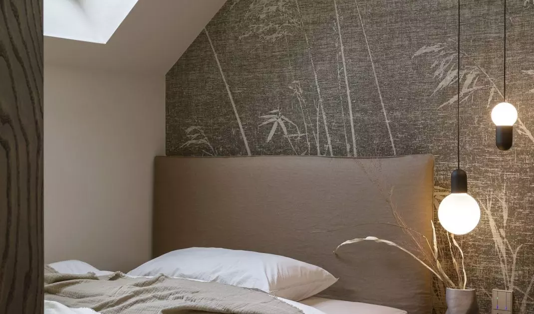 The bedrooms are located on the first floor