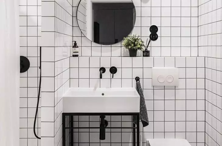 Kawalerka projektu Norest Studio