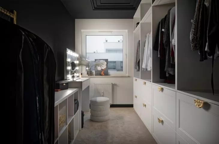 Toiletries provide a comfortable place to apply makeup