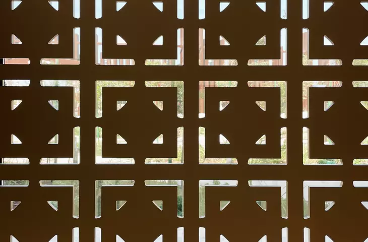Interior panel with typical Saudi decoration