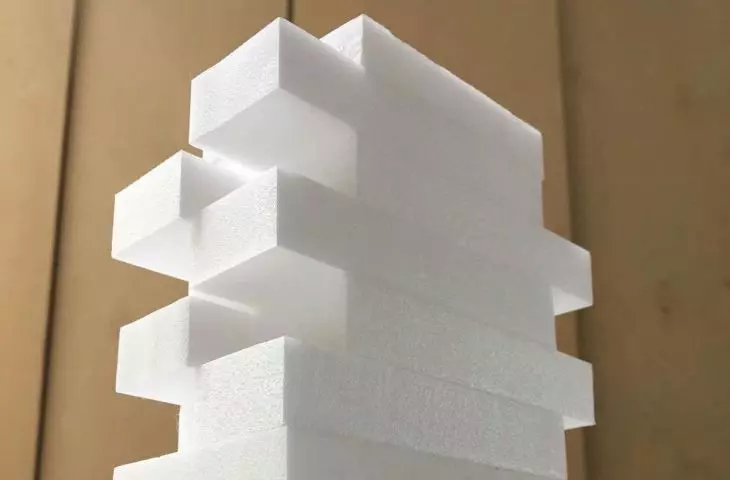 one of the models of the Bigfoot Tower building in Amsterdam Noord