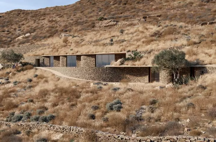 Villa Rhoēs on the island of Serifos