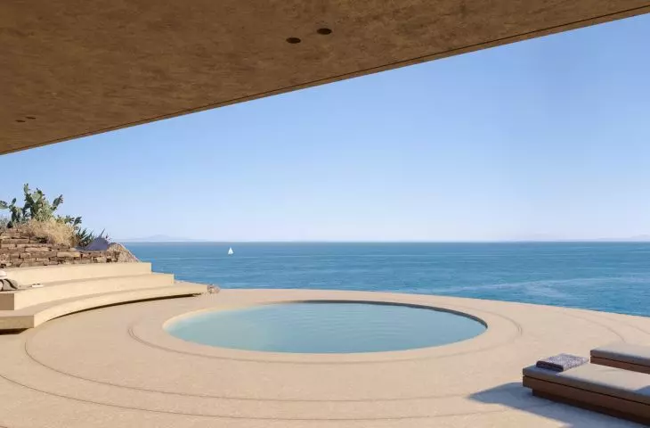 Villa Rhoēs on the island of Serifos