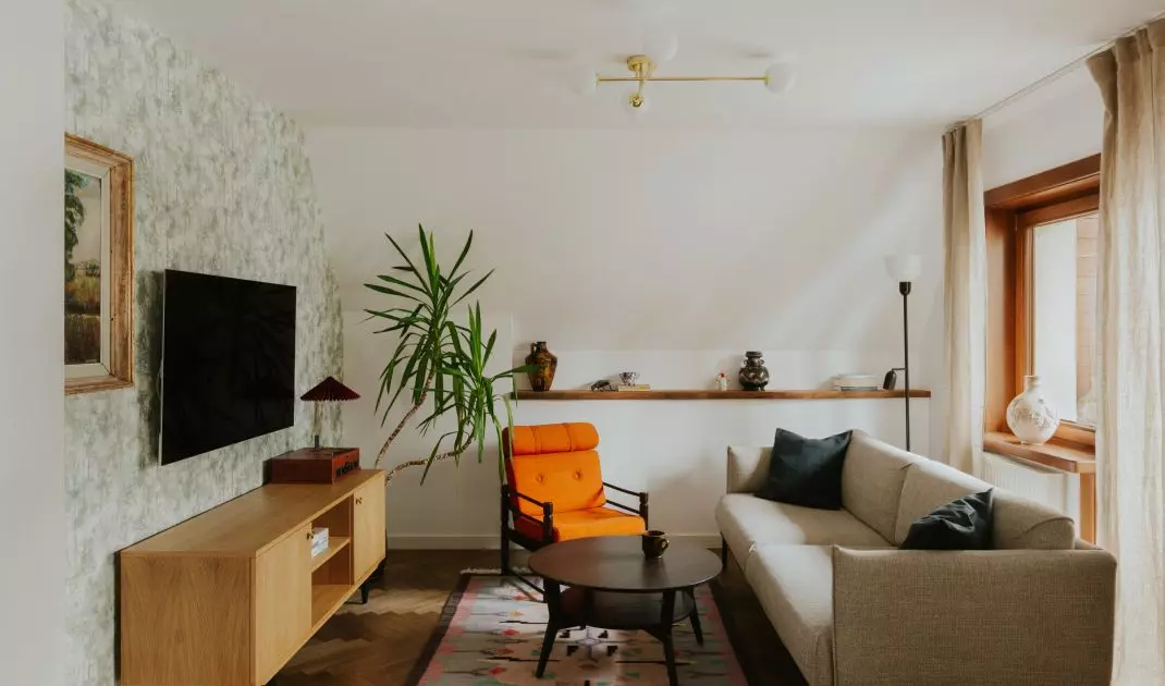Living room of an apartment in Zakopane