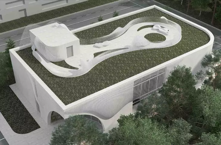 Projekt nowej biblioteki publicznej w Bełżycach