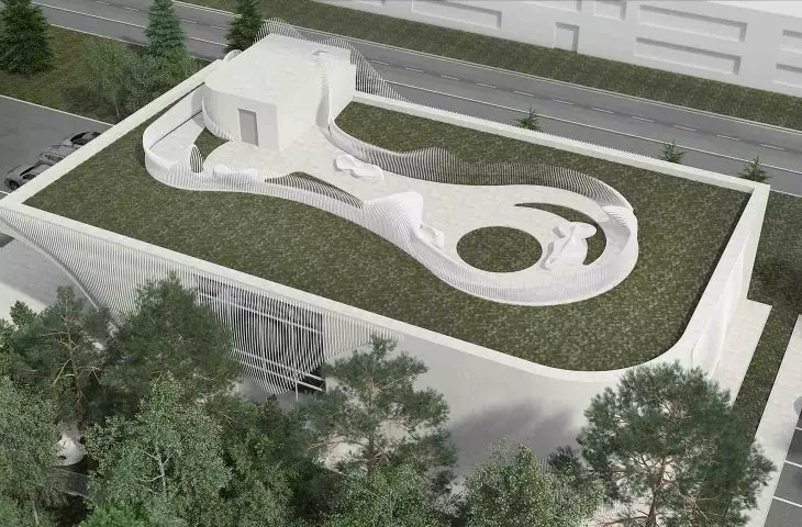 Projekt nowej biblioteki publicznej w Bełżycach