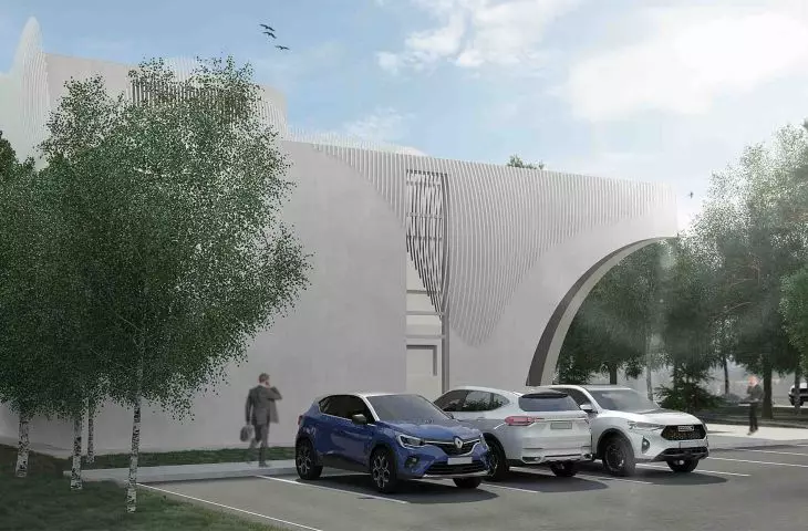 Projekt nowej biblioteki publicznej w Bełżycach