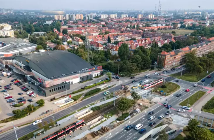 One of the crossings is being built on Rzeczypospolitej Avenue