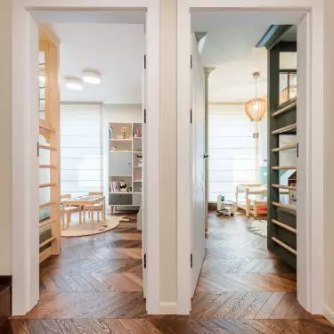 Both rooms are connected by a secret tunnel