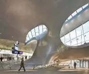 wnętrza centralnego dworca kolejowego (1999–2015), Arnhem, Holandia