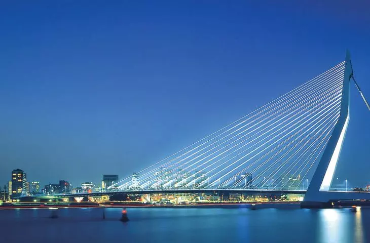 Most Erazma (1990–1996), Rotterdam, Holandia