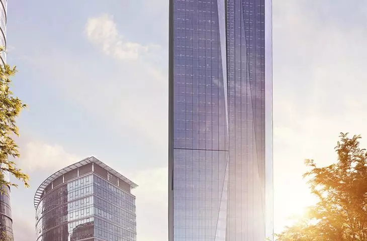 The Bridge skyscraper (2019-), Warsaw, Poland