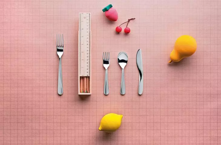 Giro (2019) — komplet sztućców dla dzieci produkowany przez firmę Alessi, Włochy