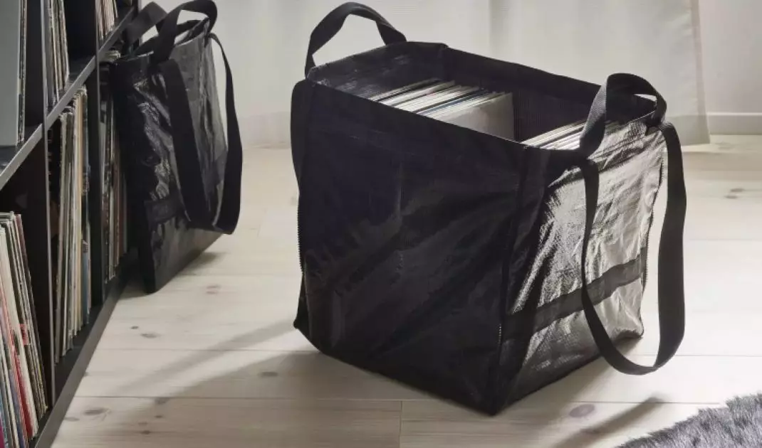 Vinyl record bag from Swedish House Mafia and IKEA collection