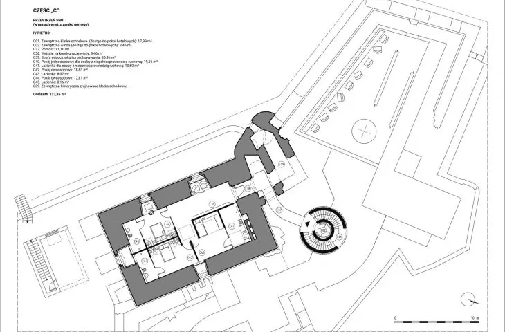 Część C - przestrzeń snu (poziom +5)